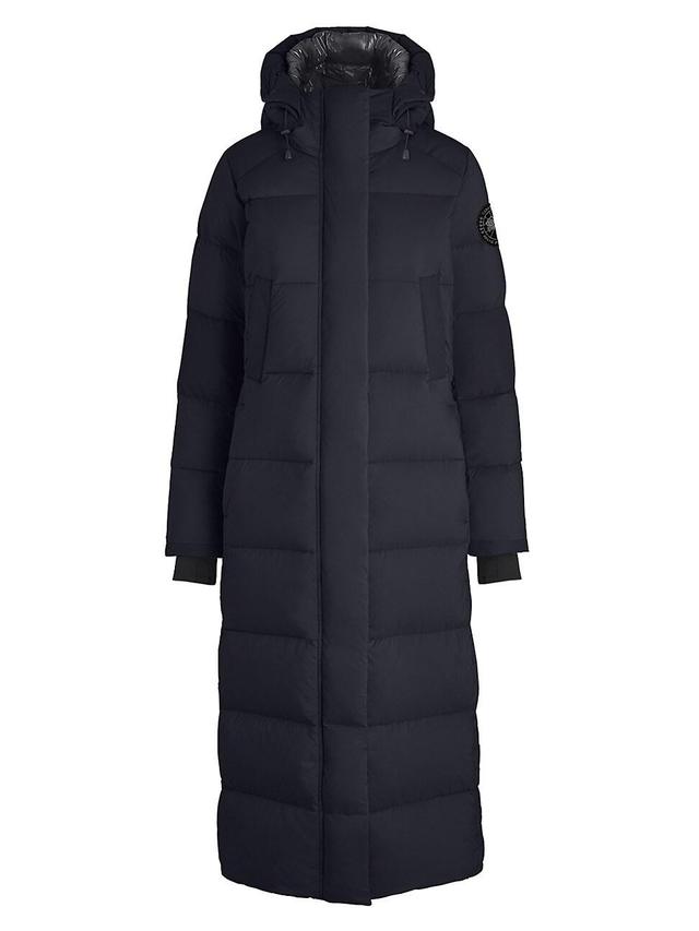 Womens Alliston Longline Hooded Down Parka Product Image