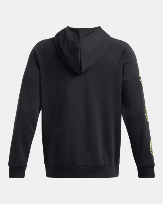 Men's UA Rival Fleece High Brand Read Logo Hoodie Product Image