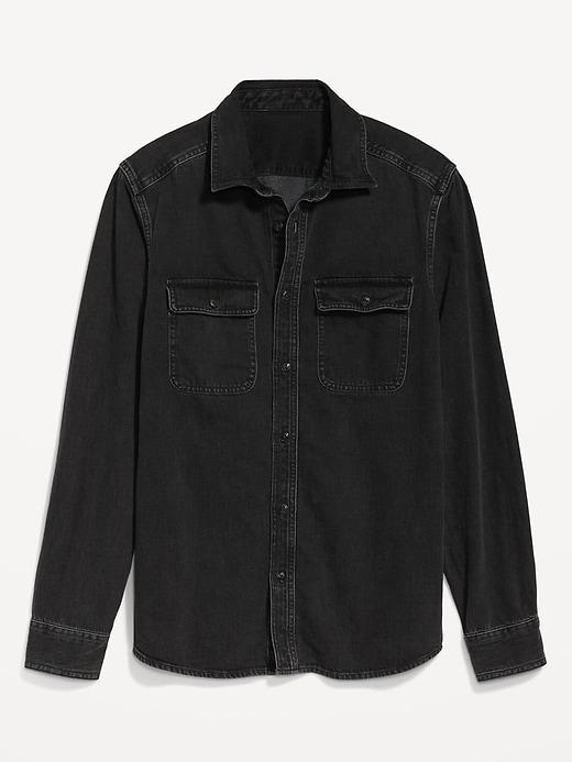 Classic Fit Jean Workwear Shirt Product Image