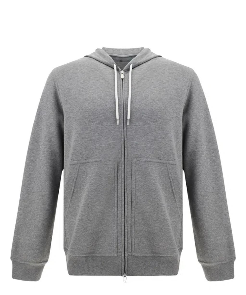 BRUNELLO CUCINELLI Hoodie In Grey product image