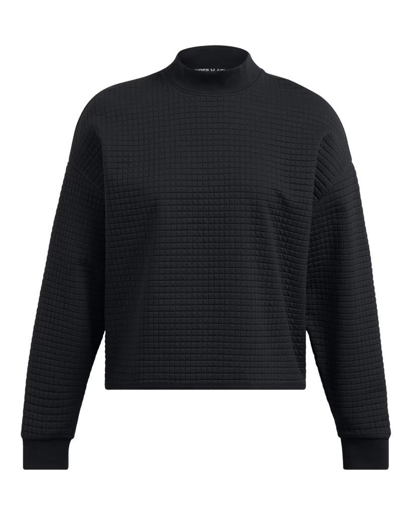 Women's UA Unstoppable Fleece Grid Mock Neck Product Image