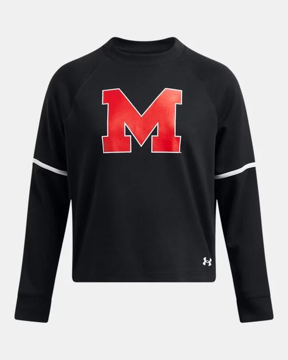 Womens UA Double Knit Fleece Gameday Collegiate Crew Product Image