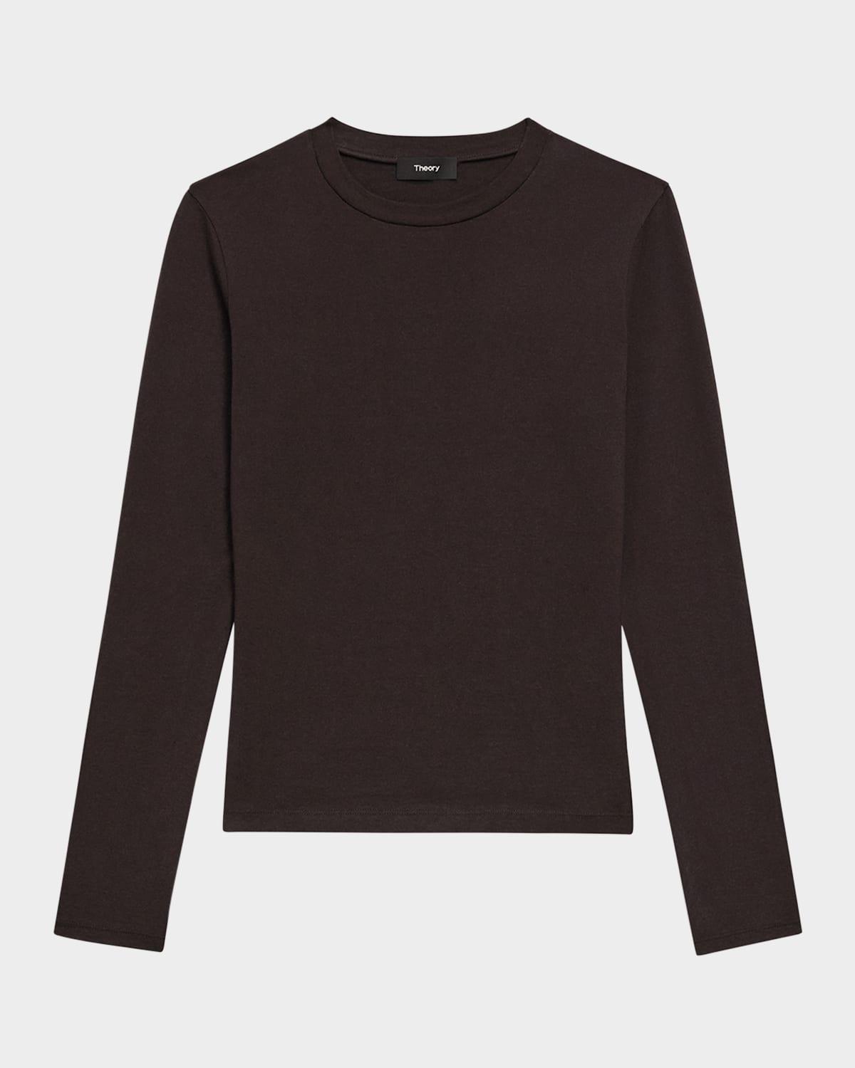 Organic Cotton Tiny Long-Sleeve Tee | Theory Product Image