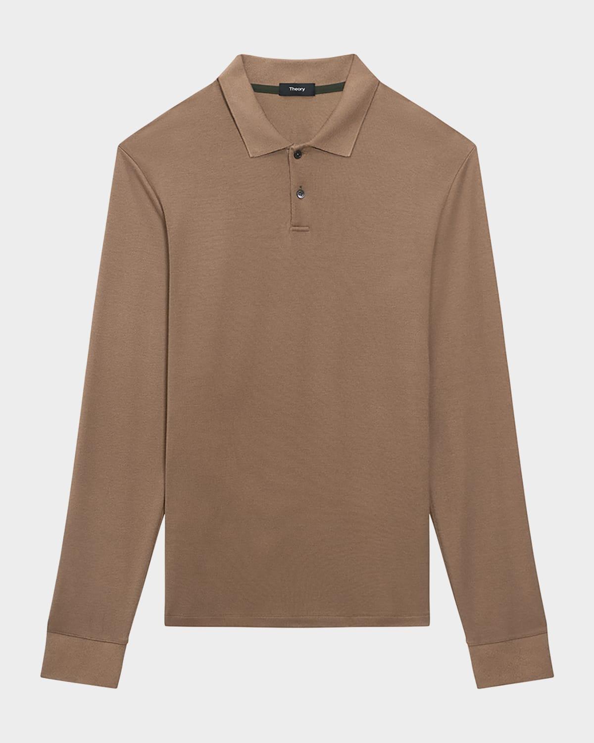 Mens Goris Long-Sleeve Polo Shirt Product Image