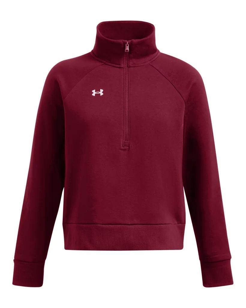 Women's UA Rival Fleece ½ Zip Product Image