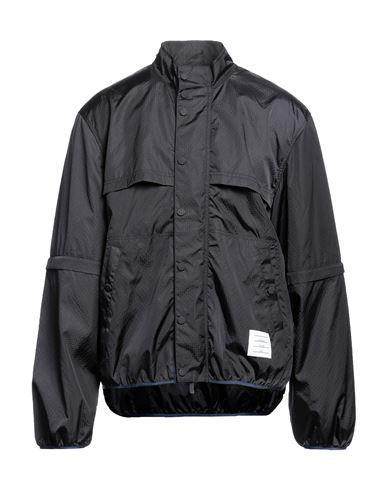 THOM BROWNE Man Jacket Midnight Blue Size 4 Nylon Product Image