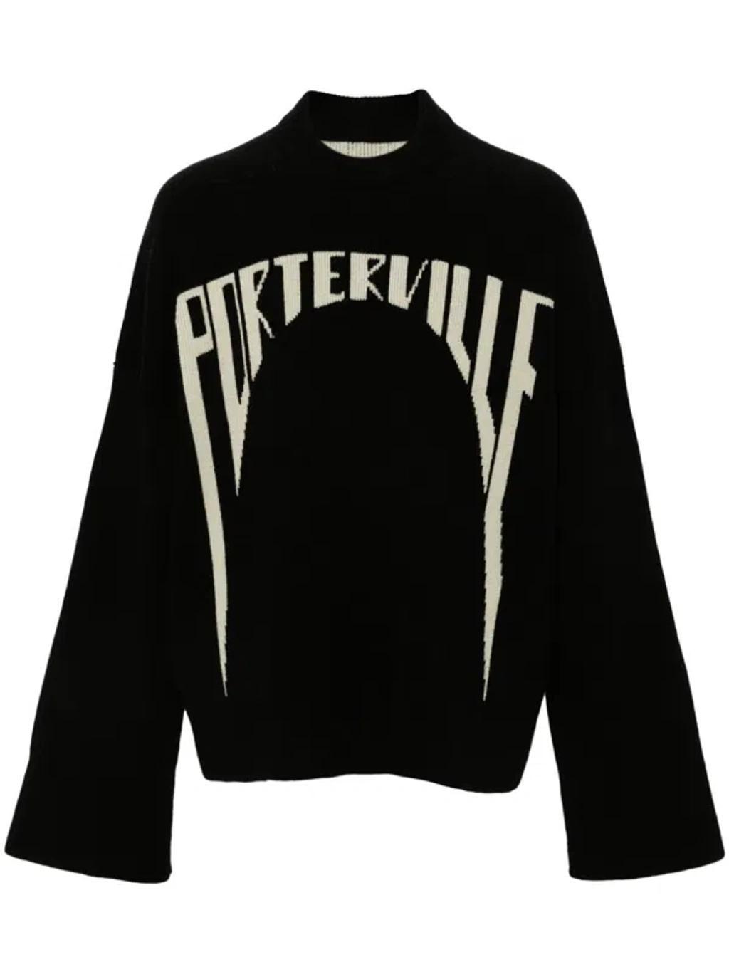 Sweater With Logo In Black Product Image