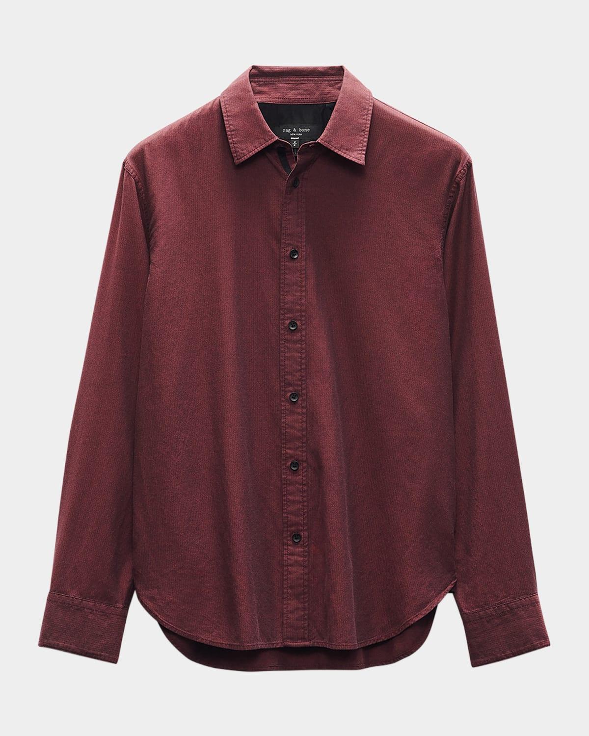 Men's Zigzag Dobby Sport Shirt Product Image