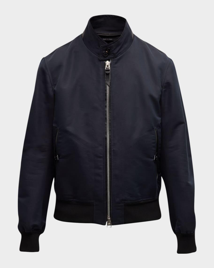 Men's Harrington Cotton-Silk Blouson Jacket Product Image