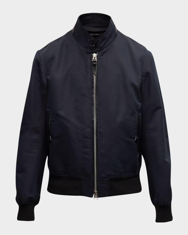 Men's Harrington Cotton-Silk Blouson Jacket Product Image