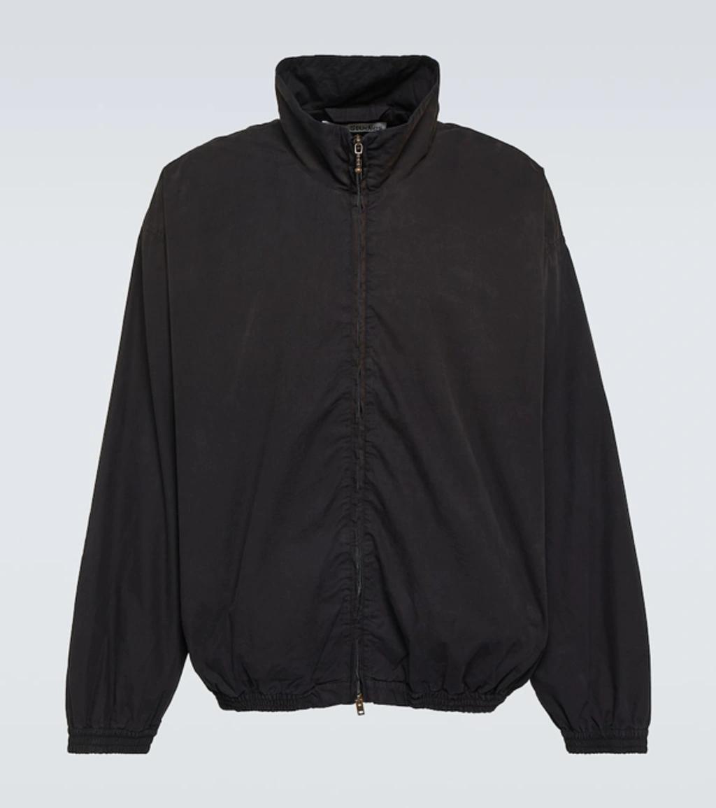 Logo-patch Oversize Jacket In Black Product Image