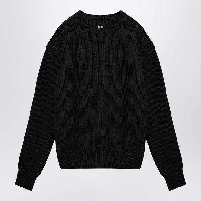 RICK OWENS Men's Fisherman Pullover Sweater In Black Product Image