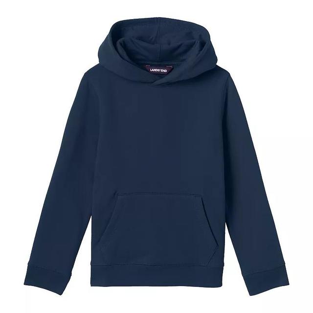 Kids 2-20 Lands End School Uniform Hooded Pullover Sweatshirt, Boys Classic Blue Product Image