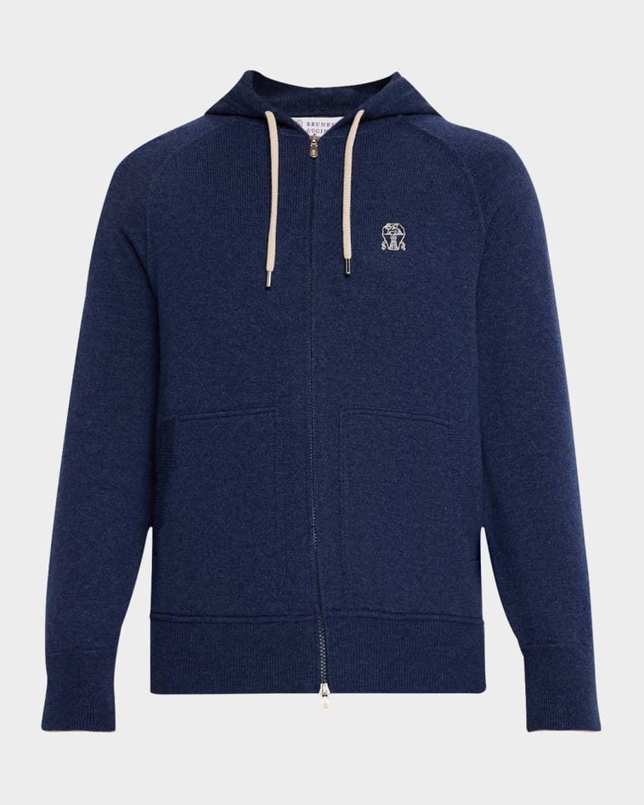 Mens Cashmere Full-Zip Hoodie Product Image