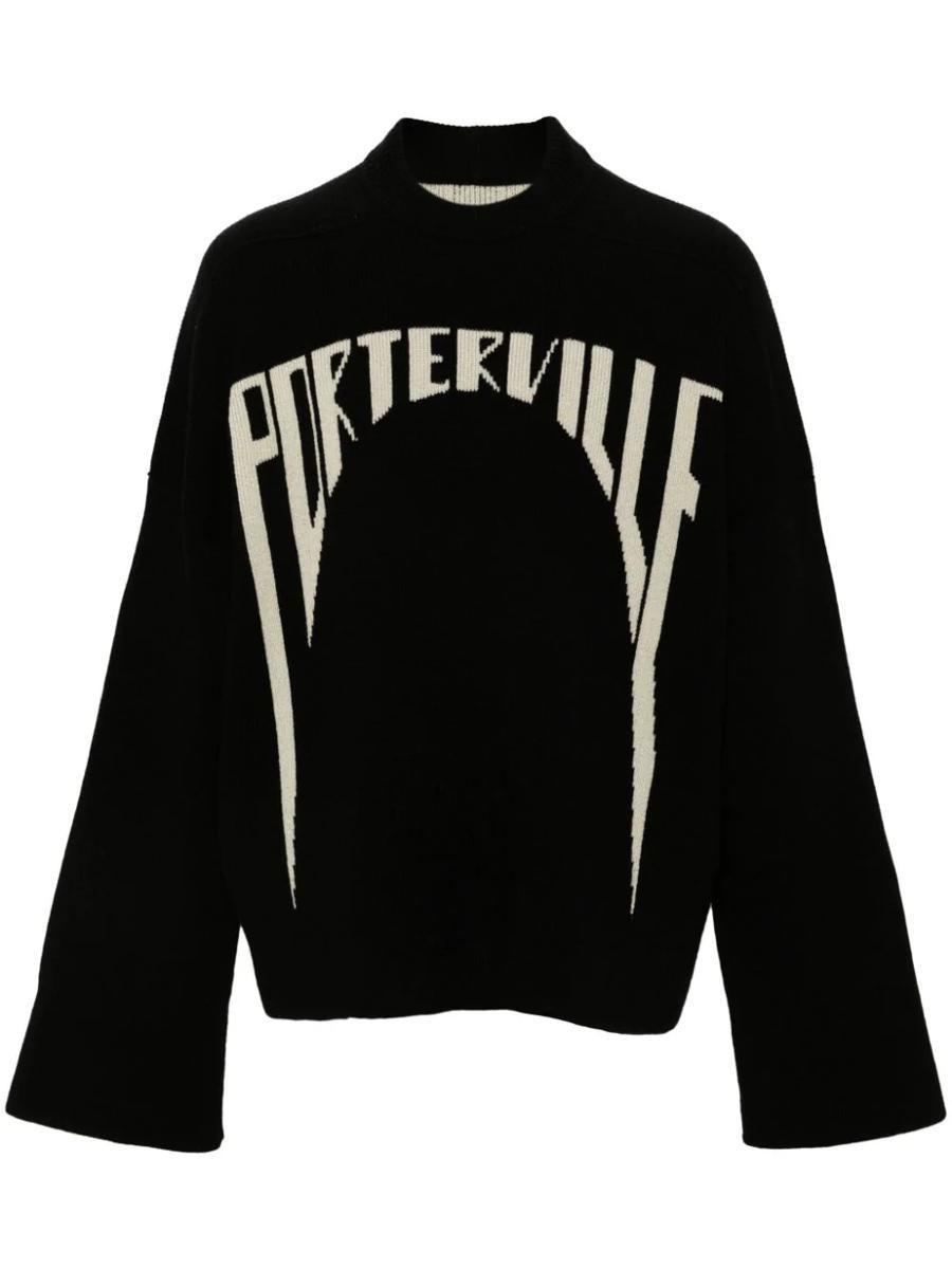 Sweater With Logo In Black Product Image