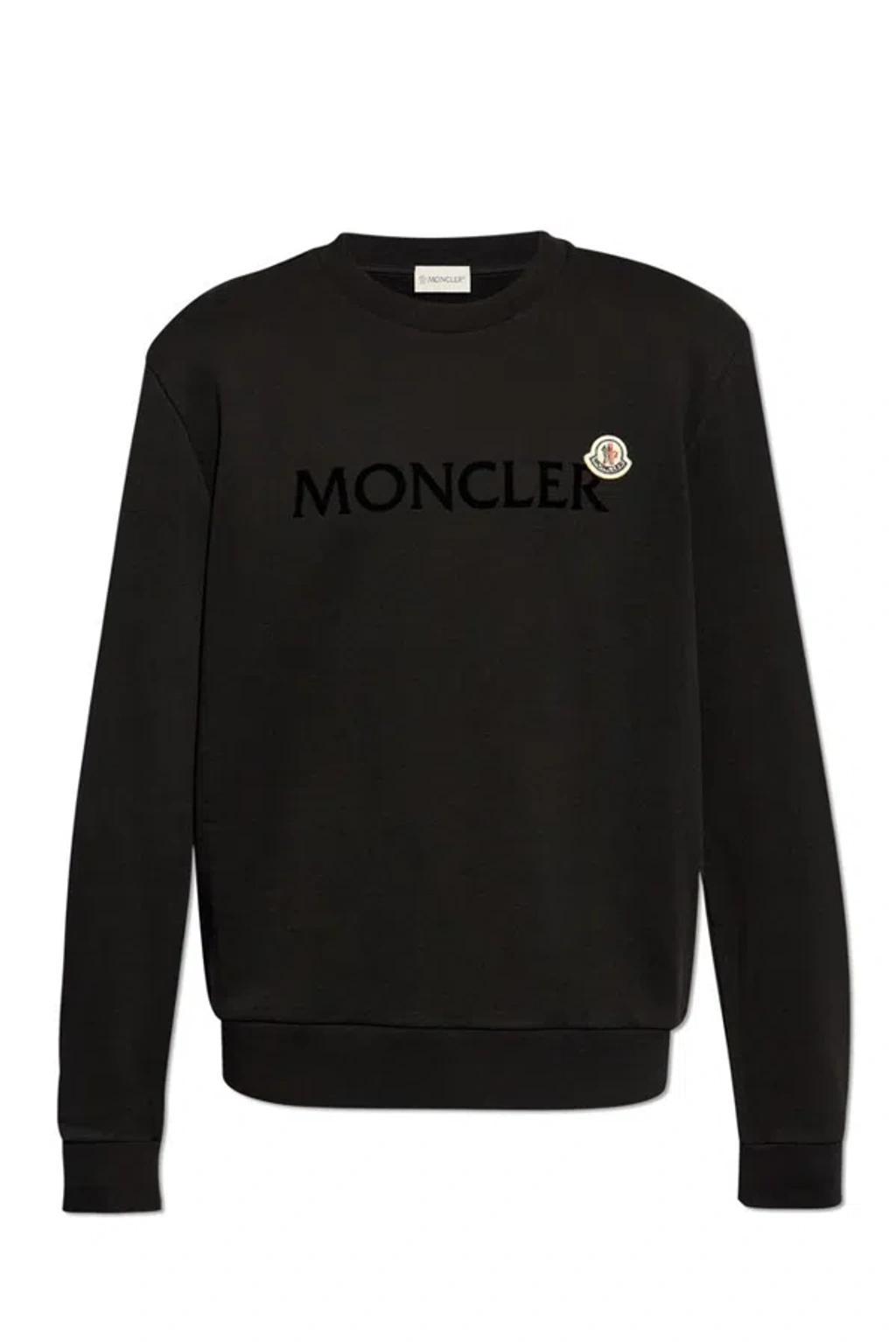 Logo Patch Sweatshirt In Black Product Image