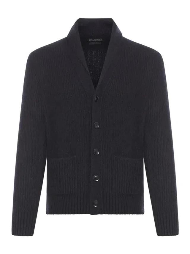 Men's Cashmere Knit Full-Zip Sweater Product Image