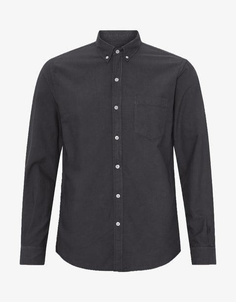 Organic Button Down Shirt - Lava Grey product image