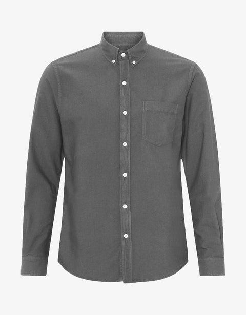 Organic Button Down Shirt - Storm Grey Product Image