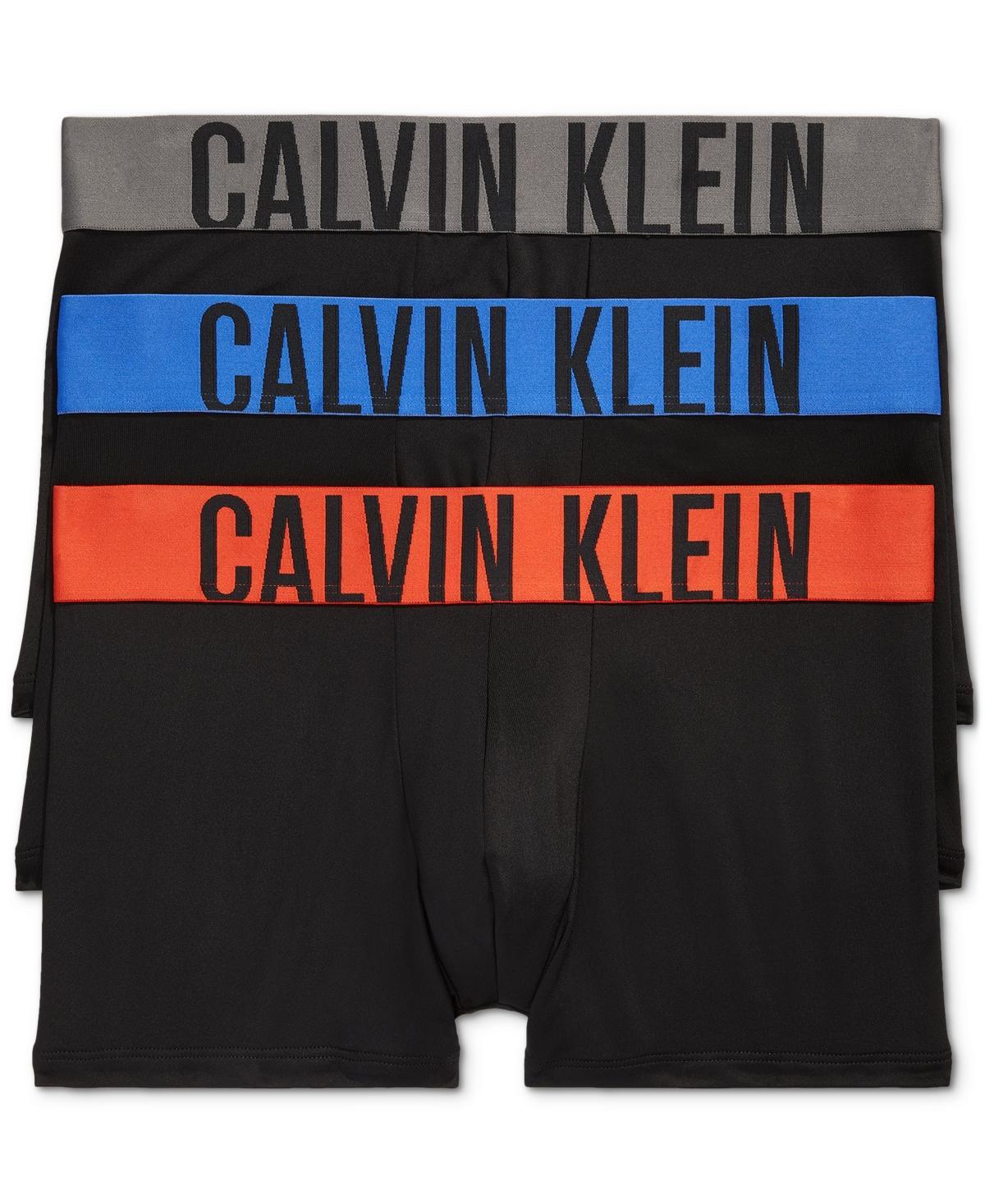 Calvin Klein Mens Intense Power Micro 3-Pack Low Rise Trunk - Multi - M Product Image