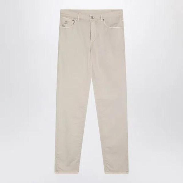 BRUNELLO CUCINELLI Trousers In Beige Product Image