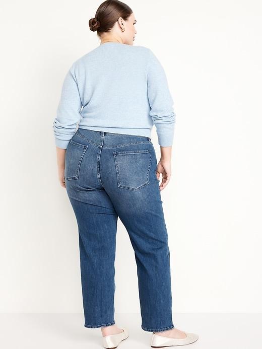 High-Waisted Wow Loose Jeans Product Image