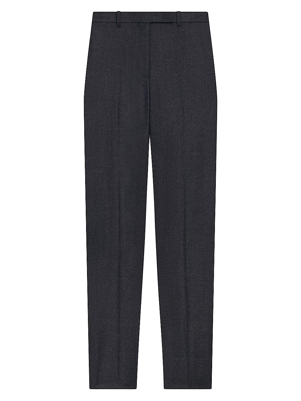 Womens Wool High-Waisted Tapered Pants product image