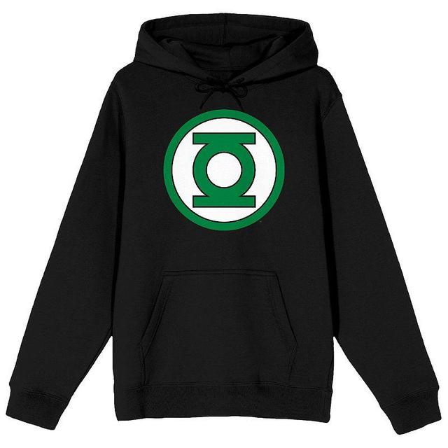 Mens DC Comics Green Lantern Logo Hoodie Product Image