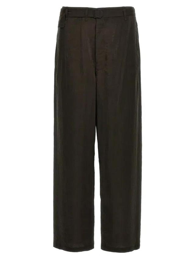 Belted Pants In Brown Product Image