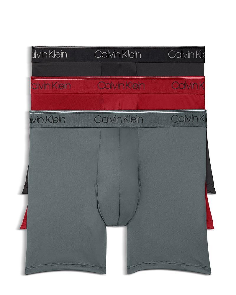 Calvin Klein 3-Pack Low Rise Microfiber Stretch Boxer Briefs Product Image