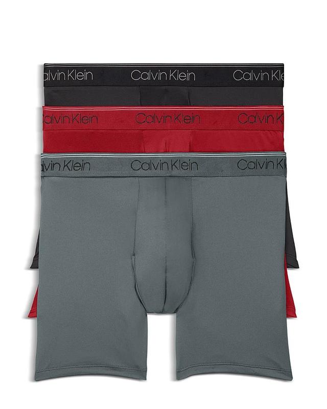 Mens Calvin Klein 3-Pack Microfiber Stretch Boxer Briefs Product Image