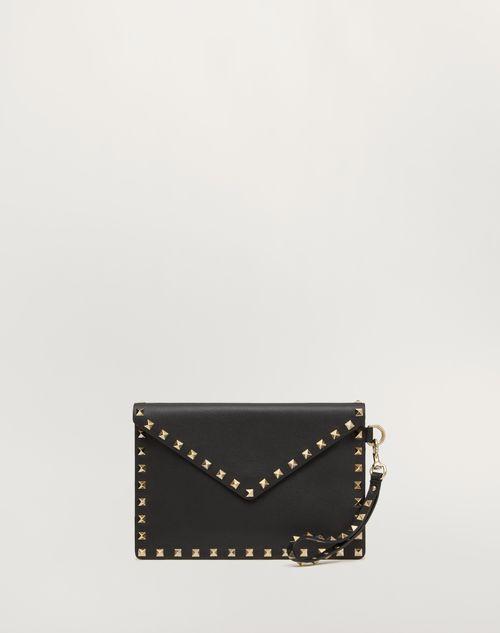 ROCKSTUD CALFSKIN POUCH Product Image