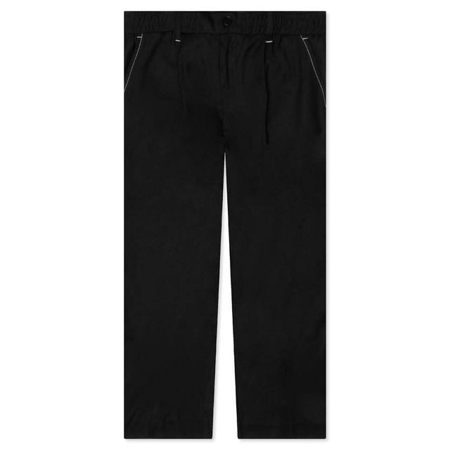 Washed Cotton Work Pant - Black Male Product Image