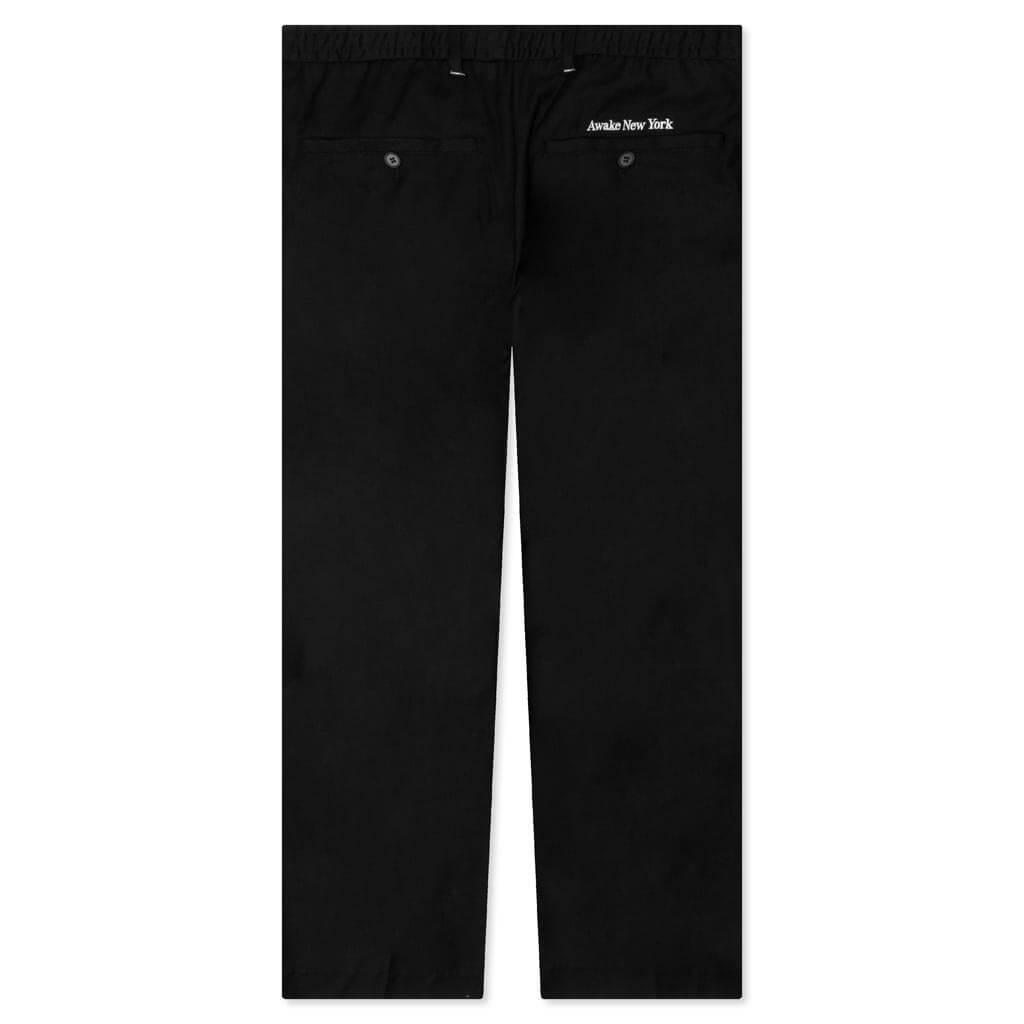 Lightweight Wool Elasticated Woven Pant - Charcoal Male Product Image