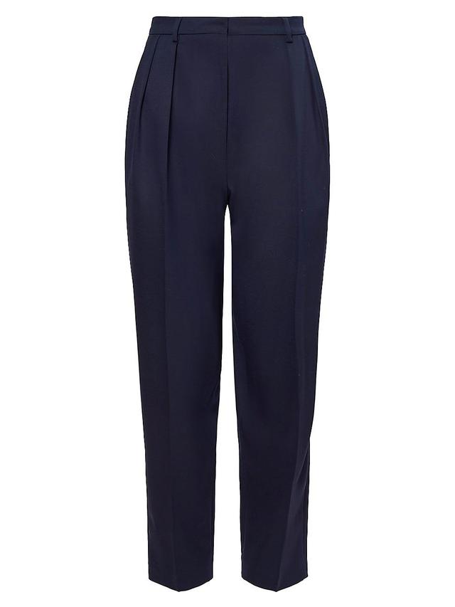 Womens Emmett Wool Tapered Trousers Product Image