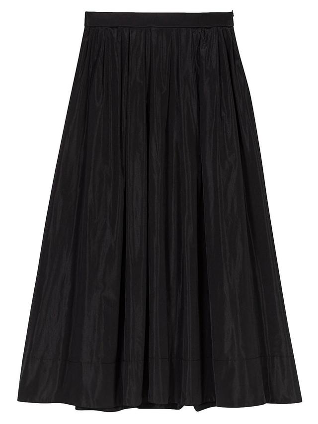 Womens Long Skirt with Contrast Waistband Product Image