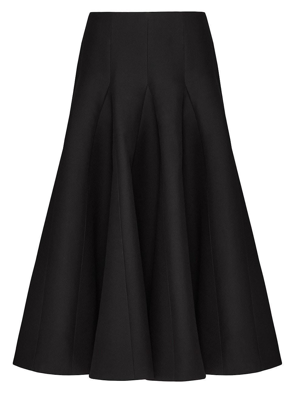 Womens Crepe Couture Midi Skirt Product Image