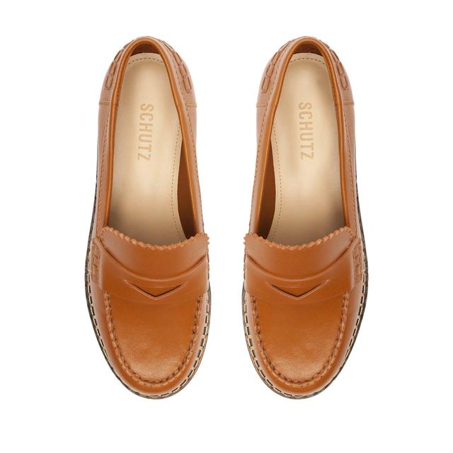 Christie Nappa Leather Flat Female Product Image