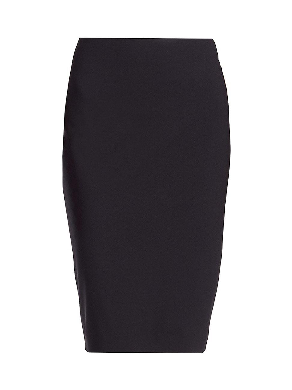 Womens Skinny Stretch-Wool Pencil Skirt product image