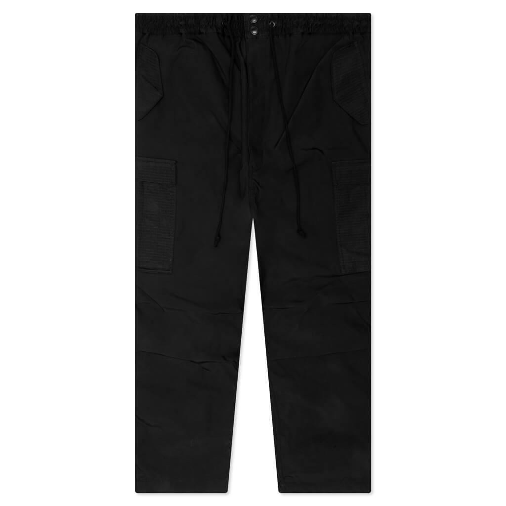 Nylon Cargo Pants - Black Male Product Image