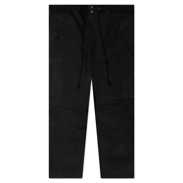 Nylon Cargo Pants - Black Male Product Image