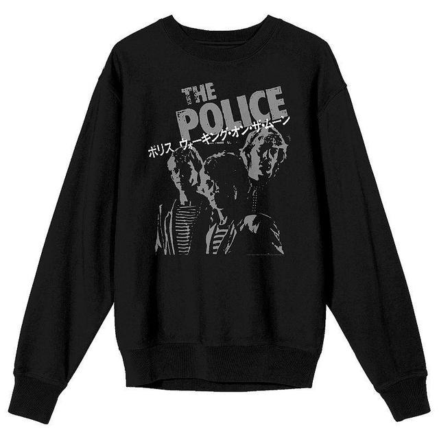 Mens The Police Japanese Characters Long Sleeve Graphic Tee Product Image