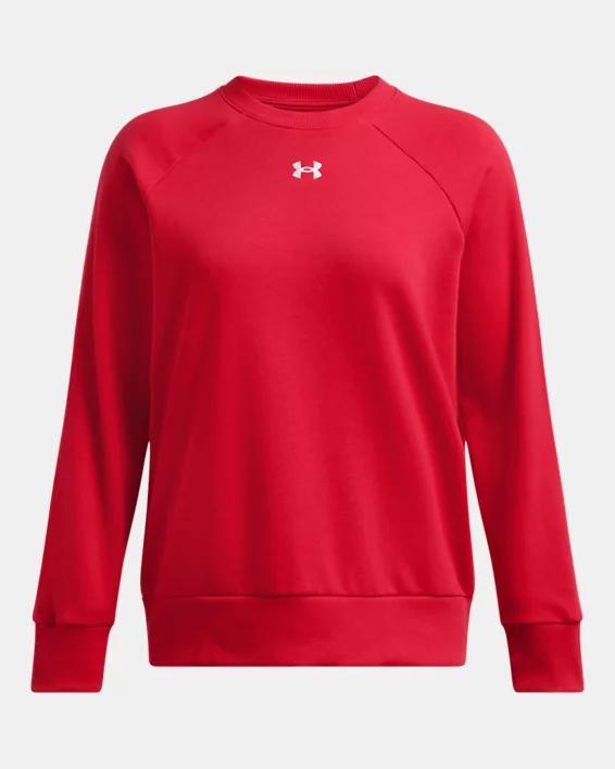 Womens UA Rival Fleece Crew Product Image