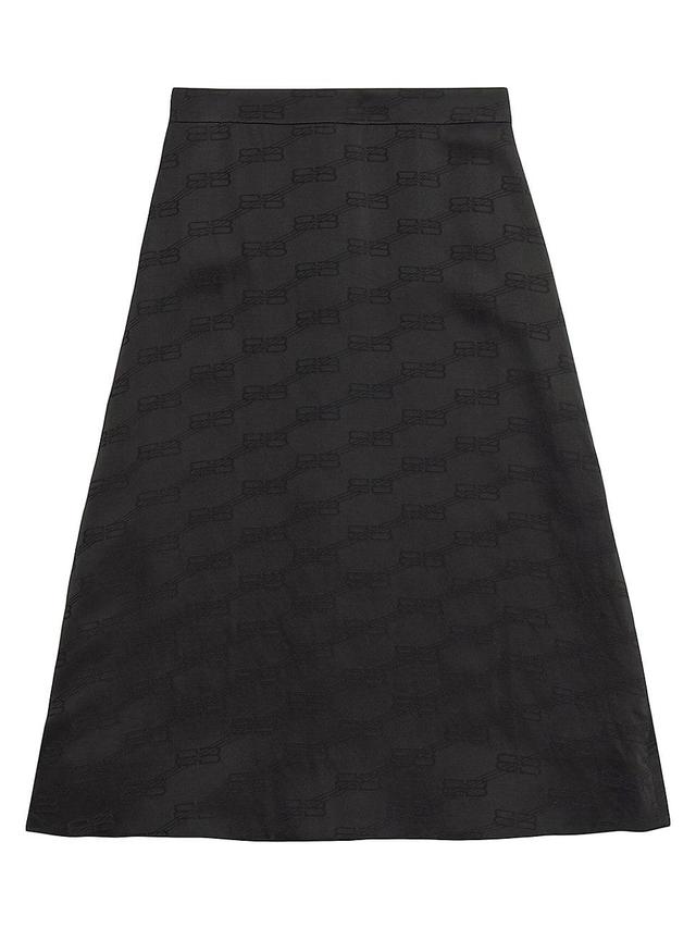 Womens BB Monogram A-Line Skirt Product Image