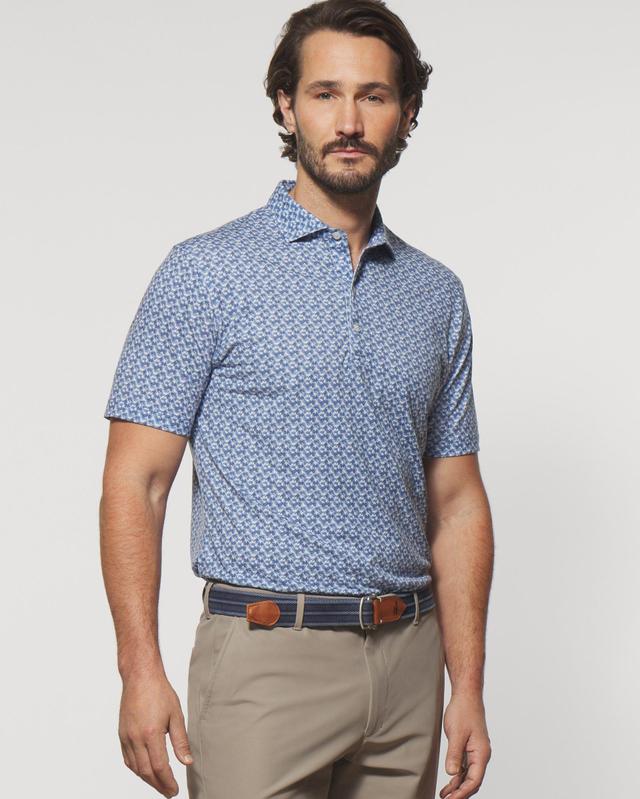 Tamar Printed Top Shelf Performance Polo Male Product Image