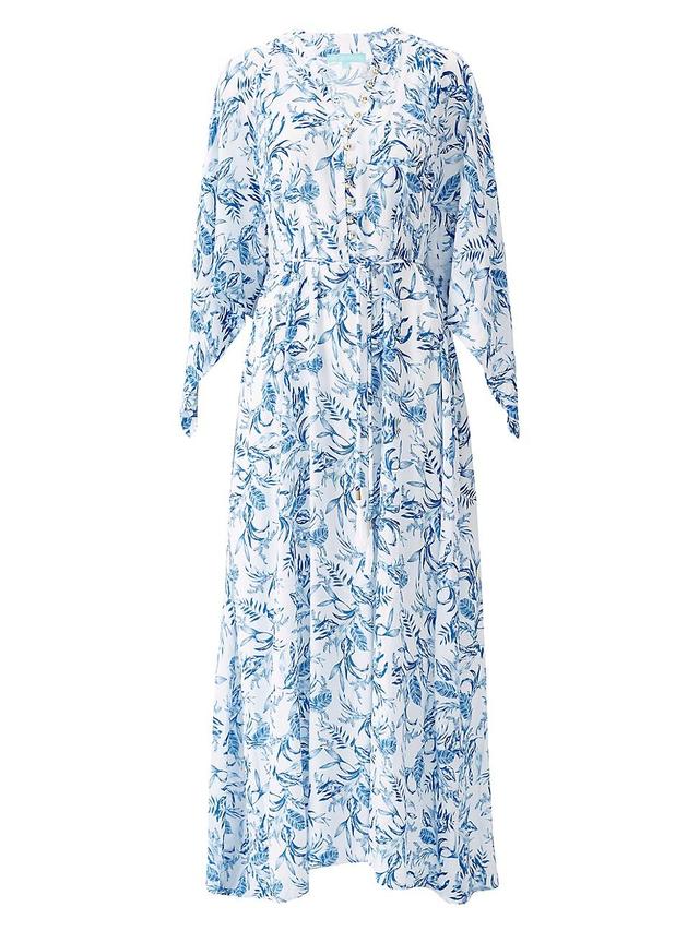 Womens Edith Botanical Maxi Caftan Product Image