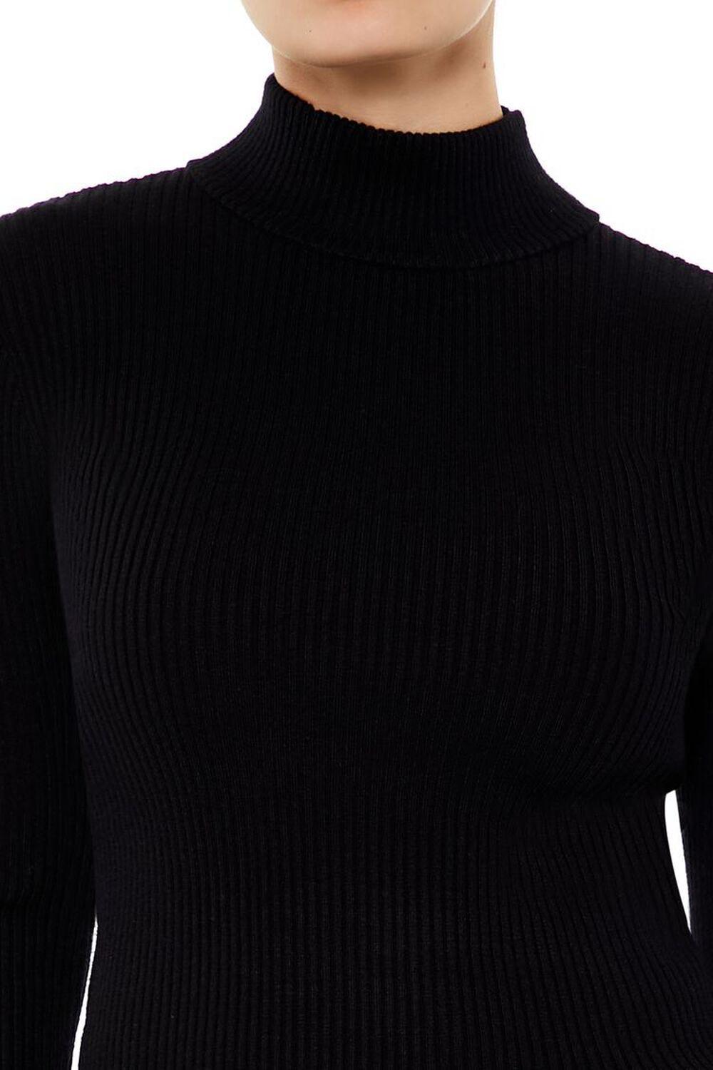 Ribbed Mock Neck Sweater | Forever 21 Product Image