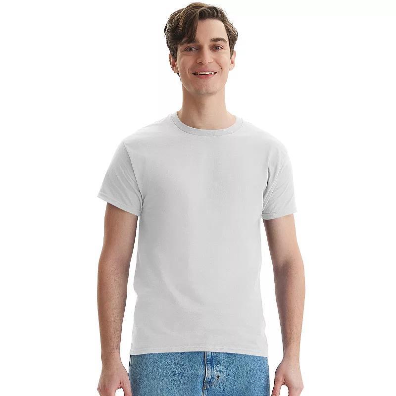 Mens Hanes Essentials 4-Pack Cotton T-Shirt Product Image