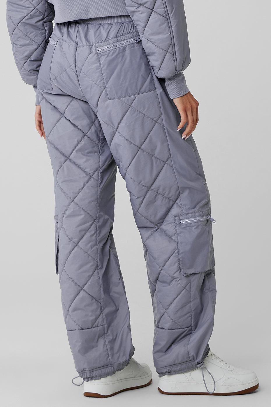 High-Waist Snowrider Puffer Pant - Fog Female Product Image