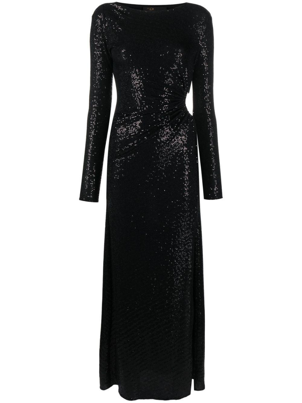 cut-out sequinned maxi dress Product Image